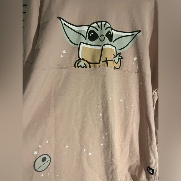 Disney Grogu Back to Front Spirit Jersey Star Wars The Mandalorian Size L - Picture 2 of 6